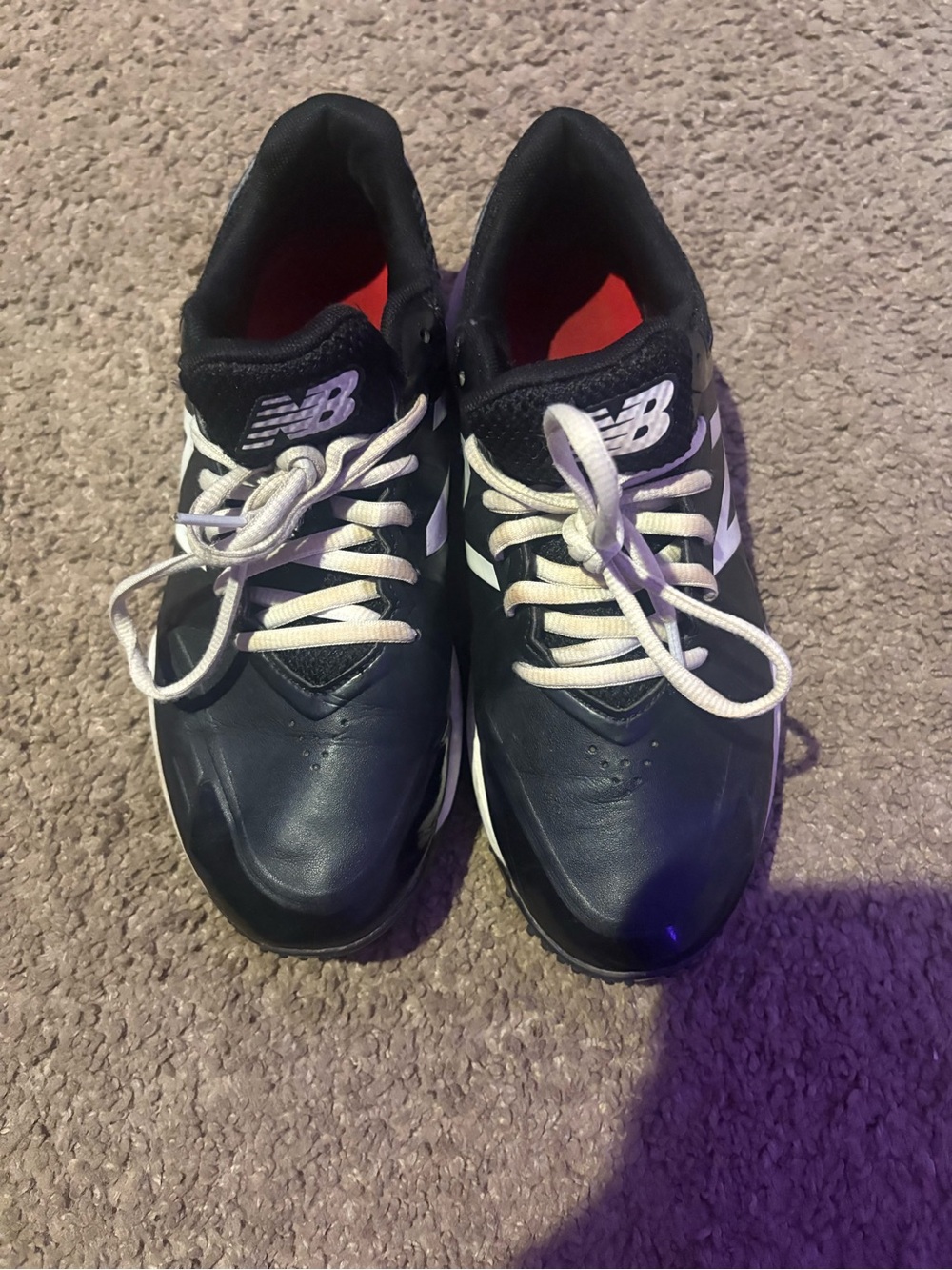 New Balance Black and White Athletic Sneakers